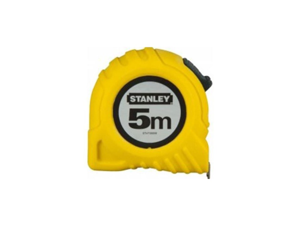 Μέτρο πλαστικό κίτρινο με λάμα 19mm - 5m σε blister