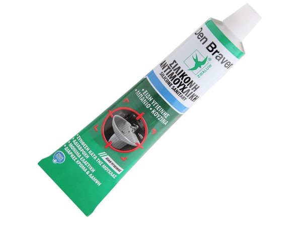 Σιλικόνη σωληνάριο 21τεμ. 80ml λευκή