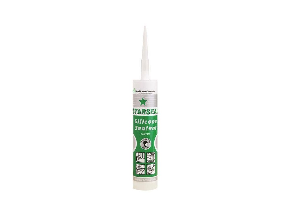 Σιλικόνη 25τεμ. STARSEAL λευκή 260ml