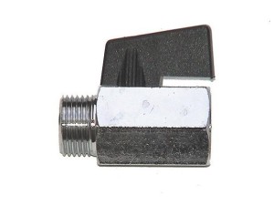 Διακοπτάκι αρσενικό 1/4" σε θηλυκό 1/4"