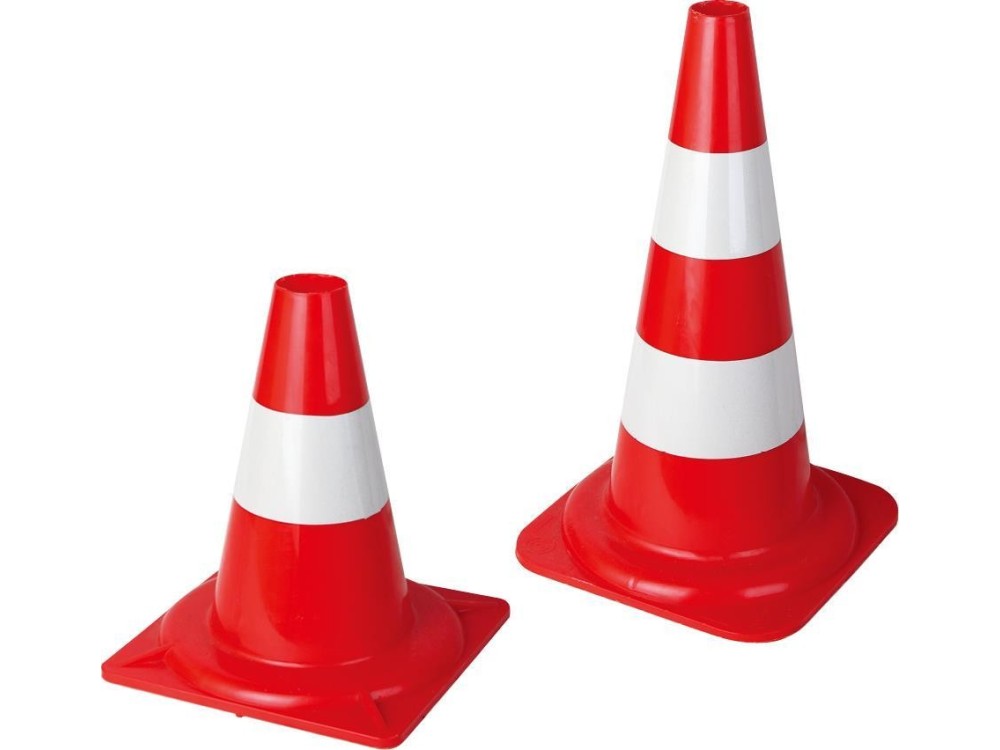 Κώνος σήμανσης PE πλαστικός ύψος 30cm
