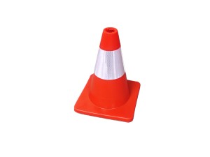 Κώνος σήμανσης PVC εύκαμπτος ύψος 30cm