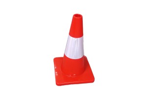 Κώνος σήμανσης PVC εύκαμπτος ύψος 45cm
