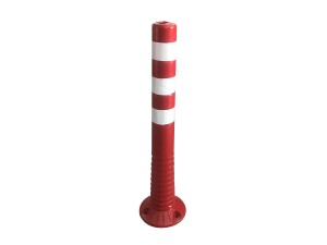 Κολωνάκι σήμανσης PU πολυουρεθάνης ύψος 75cm κόκκνο