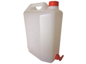 Μπιτόνι νερού λευκό με βρύση Νο10L