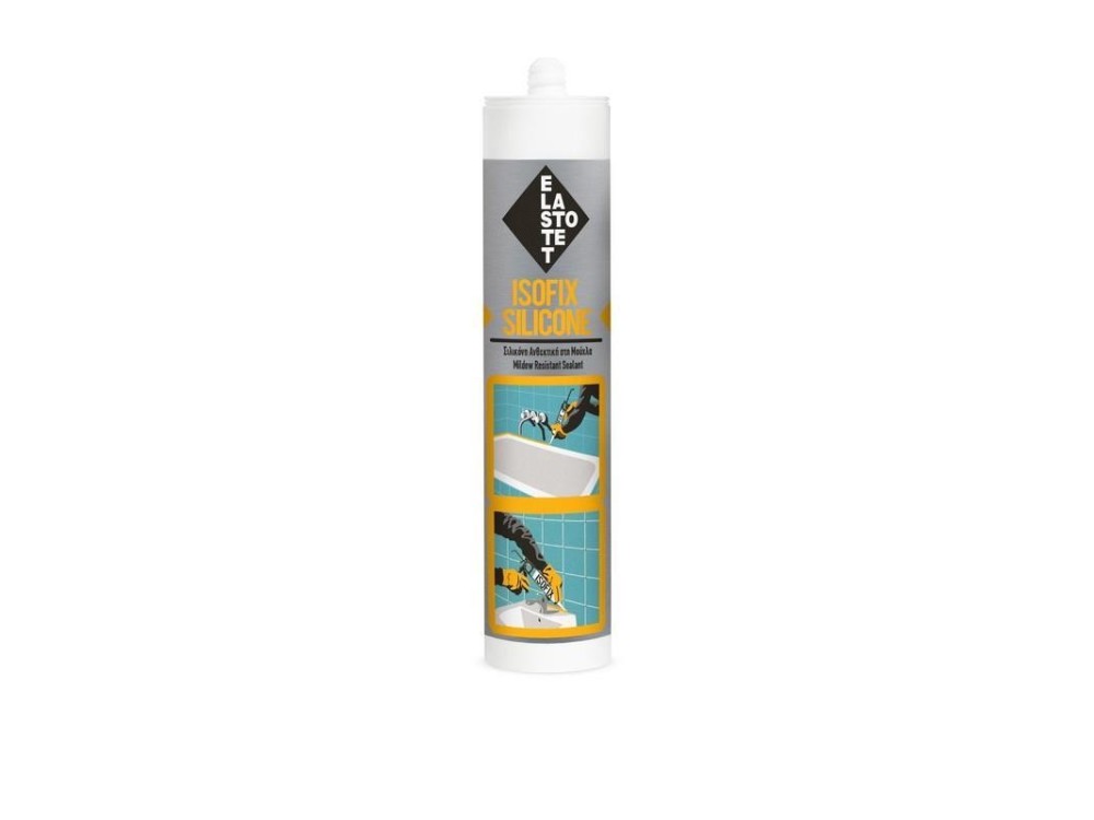 Σιλικόνη γενικής χρήσης ISOFIX SILICONE  25τεμ. φύσιγγα 260ml διάφανη