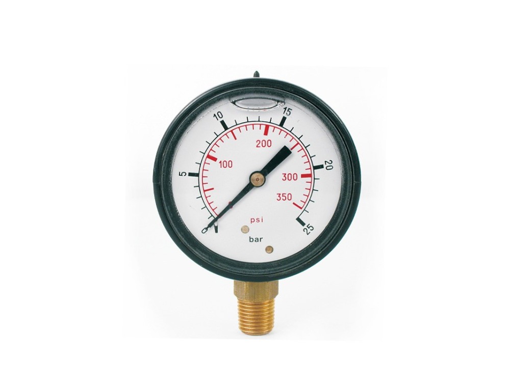ΜΑΝΟΜΕΤΡΟ ΓΛΥΚΕΡΙΝΗΣ 1/4'' - Φ63 - 0-25 BAR - ΠΙΣΩ ΒΟΛΤΑ