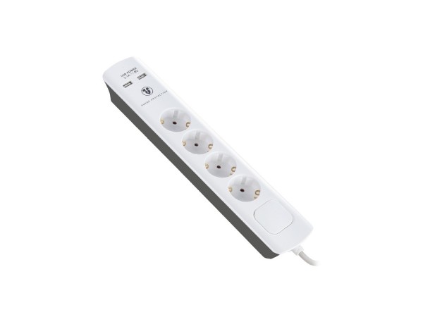 ΠΟΛΥΠΡΙΖΟ ΜΕ ΠΡΟΣΤΑΣΙΑ 4 ΘΕΣΕΩΝ 3m +2x USB