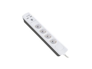 ΠΟΛΥΠΡΙΖΟ ΜΕ ΠΡΟΣΤΑΣΙΑ 4 ΘΕΣΕΩΝ 3m +2x USB